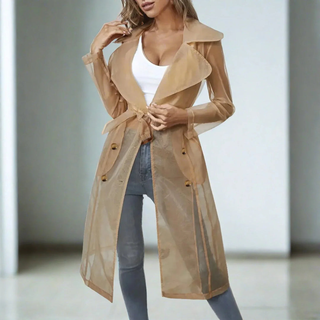 Drune | Durchsichtiger Trenchcoat