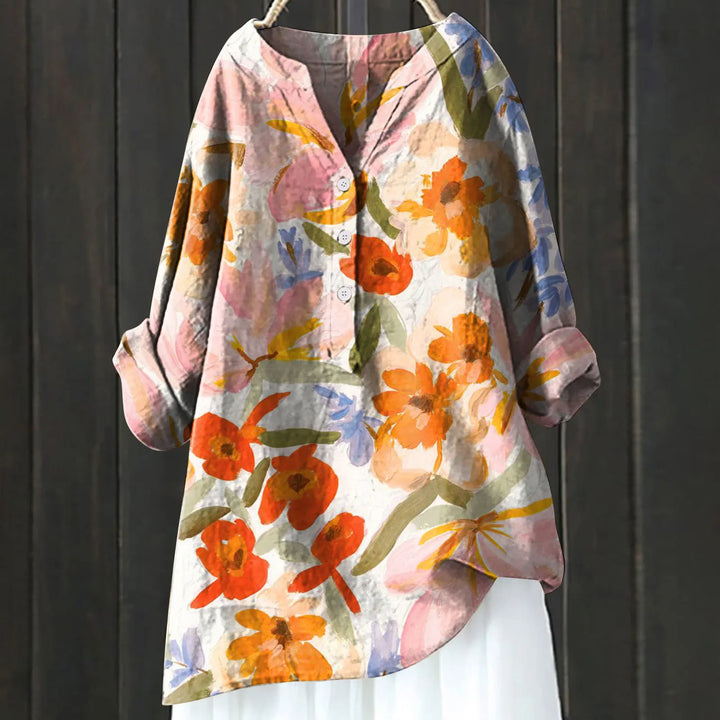 Drune | Langarmbluse Mit Blumenmuster