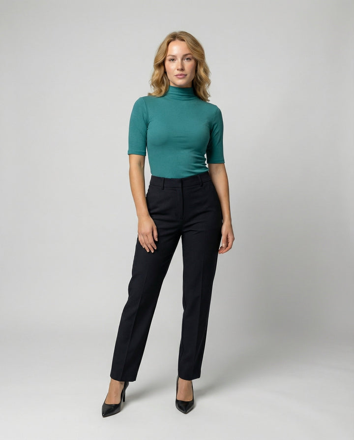 Feinstrick Nahtloser Rollkragenpullover Damen | Drune