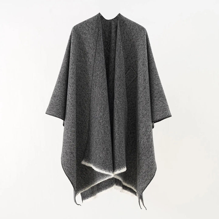 Drune | Kaschmir Poncho Retro & Stilvoll