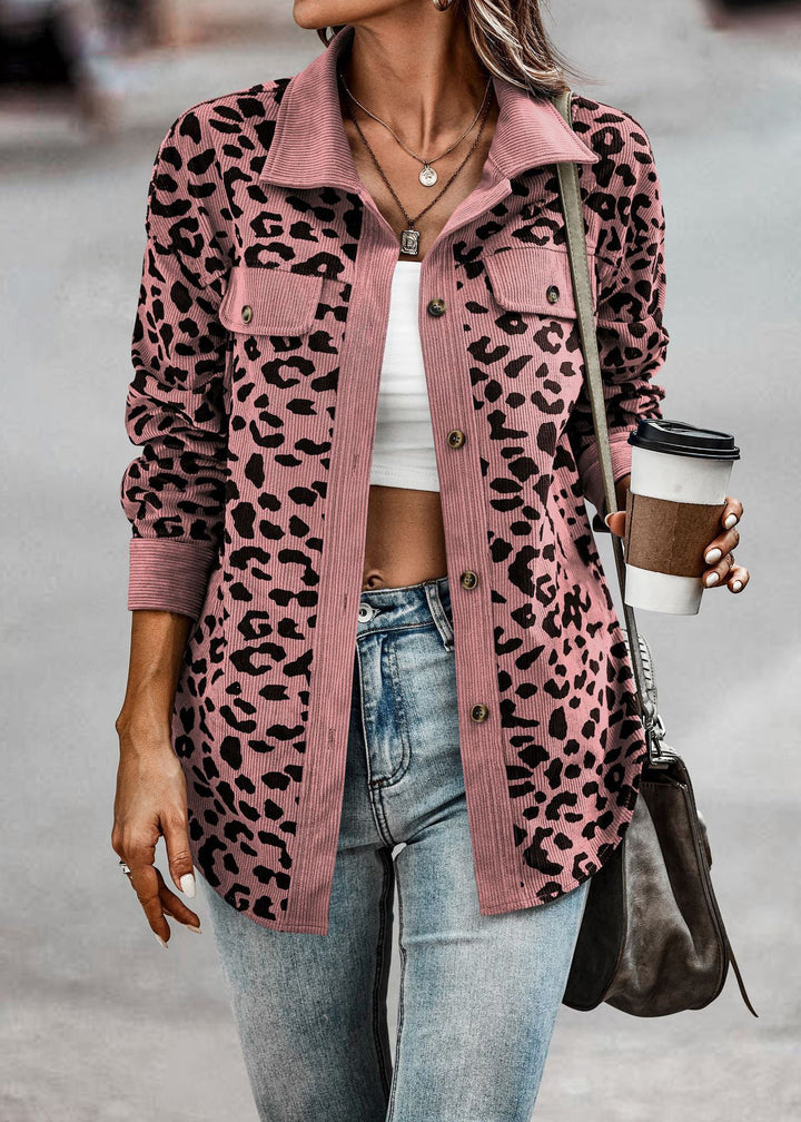 Drune | Gemusterte Luipaard Jacke Stil