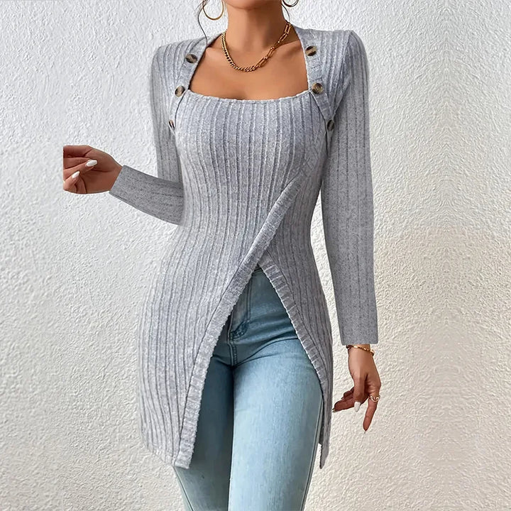 Drune | Zeitlose und Stilvolle Winter Strickjacke