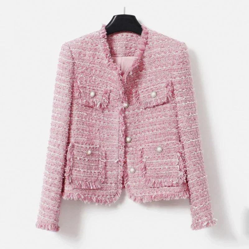 Drune | Jacke Aus Größem Tweed Herbst/Winter Socialite Quastendesign