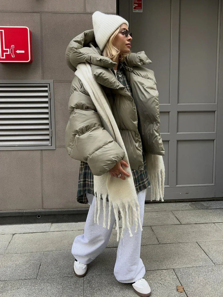Drune | Modische Steppjacke in Anthrazit