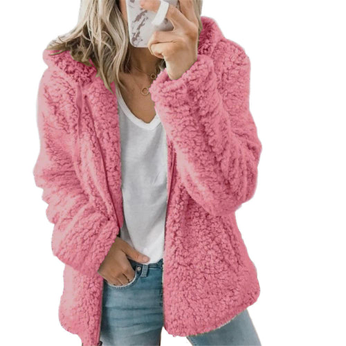 Drune | Teddy Fleecejacke Damen Lang