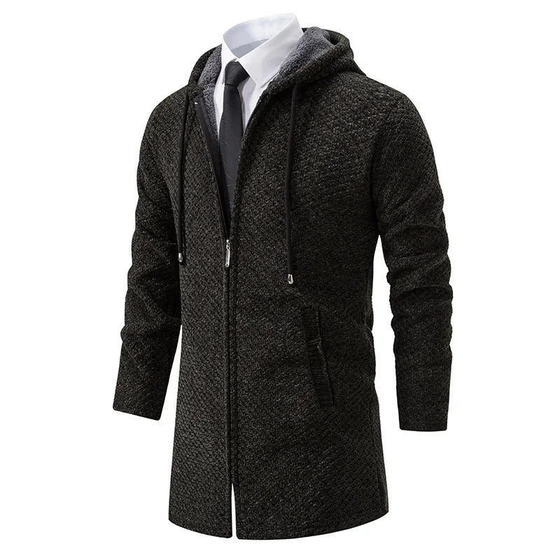 Drune | Herren Wolljacke mit Kapuze