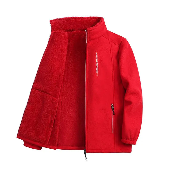 Drune | Fleece Zip-Up Cardigan - NORDIC