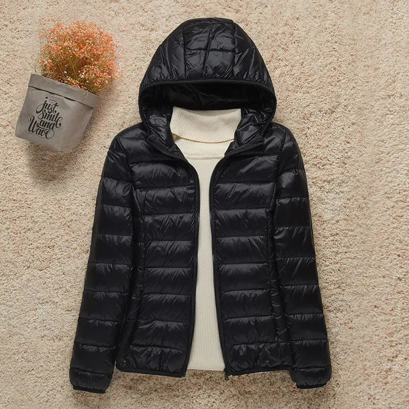 Drune | Winterjacke Mit Reißverschluss Und Kapuze Und Langen Ärmeln - Winter