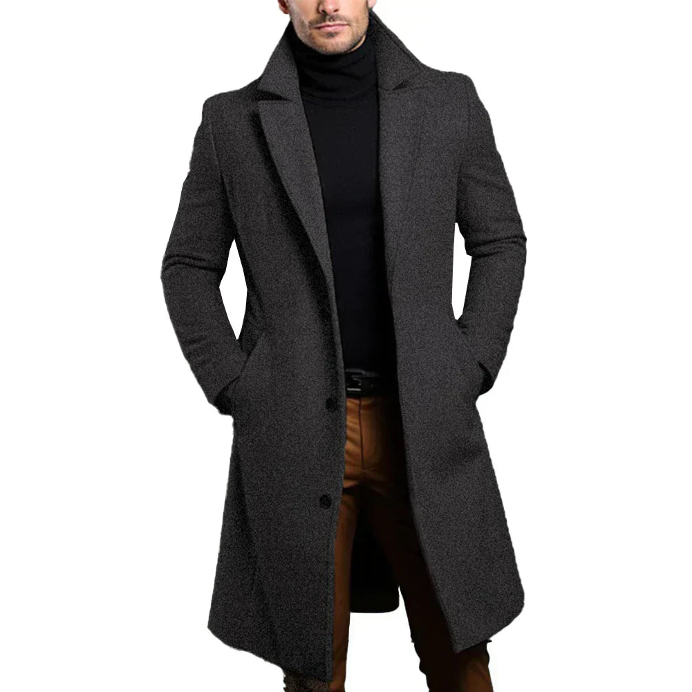 Drune | Herren Winter Trenchcoat - Lang