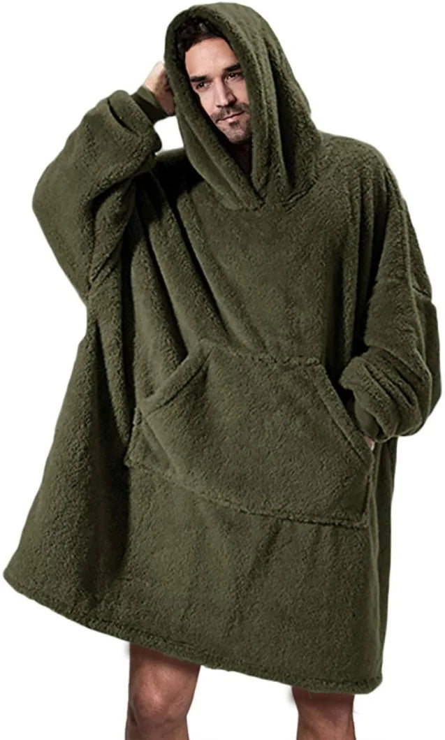 Drune | Winter Hoodie Damen Fleece Decke