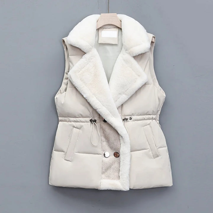 Drune | Elegante Kunstfellweste für Herbst und Winter