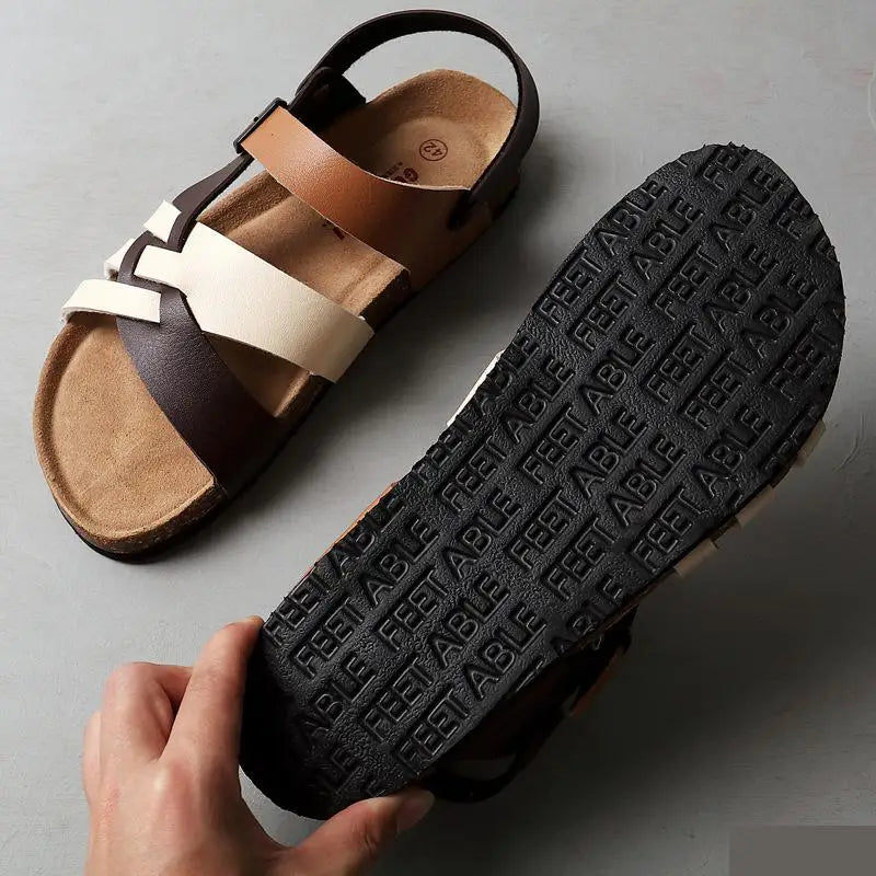 Drune | Orthopädische Premium Ledersandalen