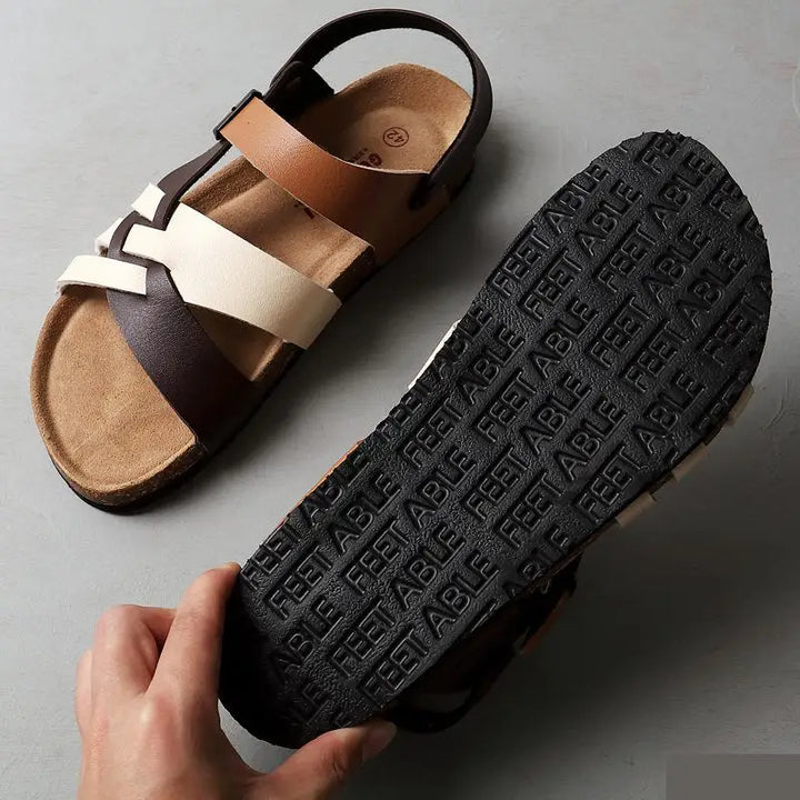 Drune | Orthopädische Premium Ledersandalen