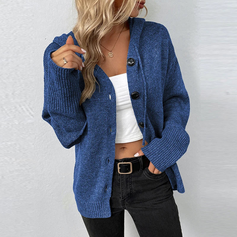 Drune | Strickjacke mit Kapuze