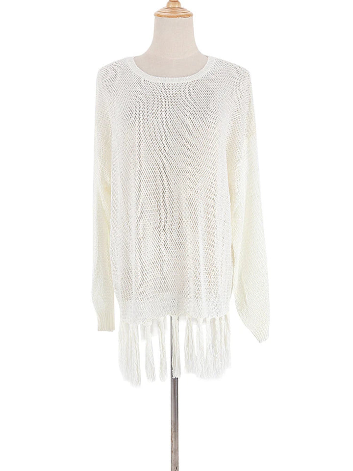 Drune Boho Strick Sommerkleider