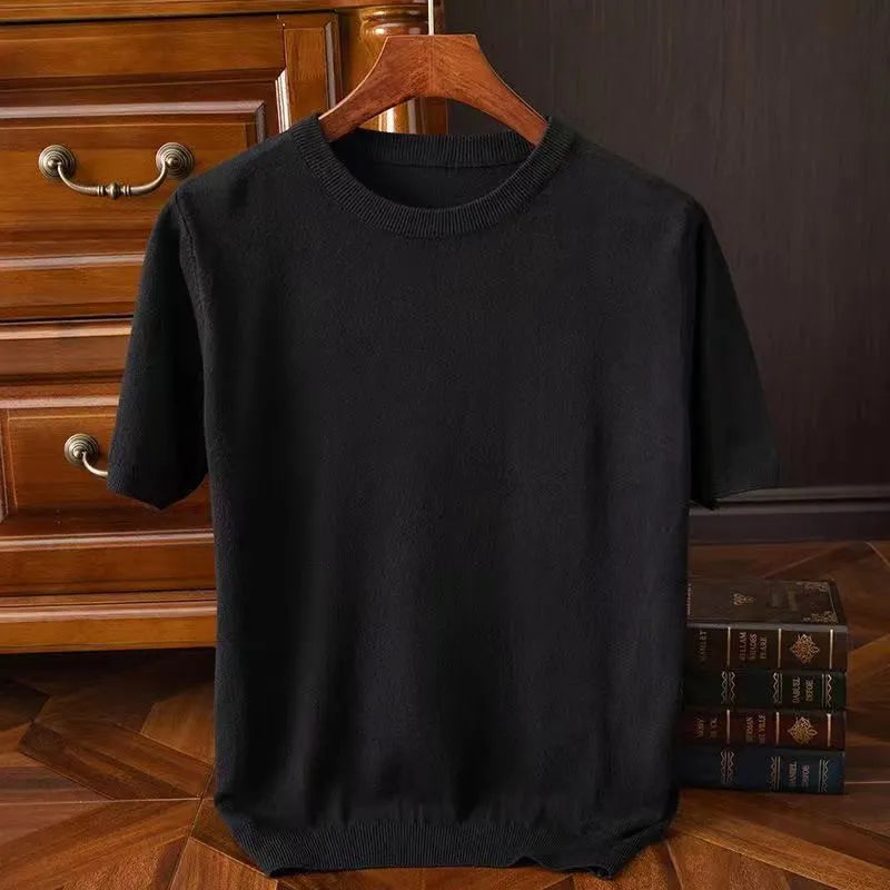 Drune | Kaschmir Kurzarm T-Shirt