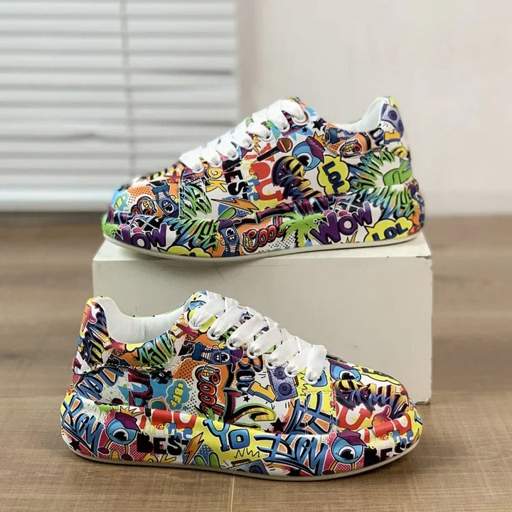 Drune | Lebendige Sportschuhe Im Graffiti-Stil