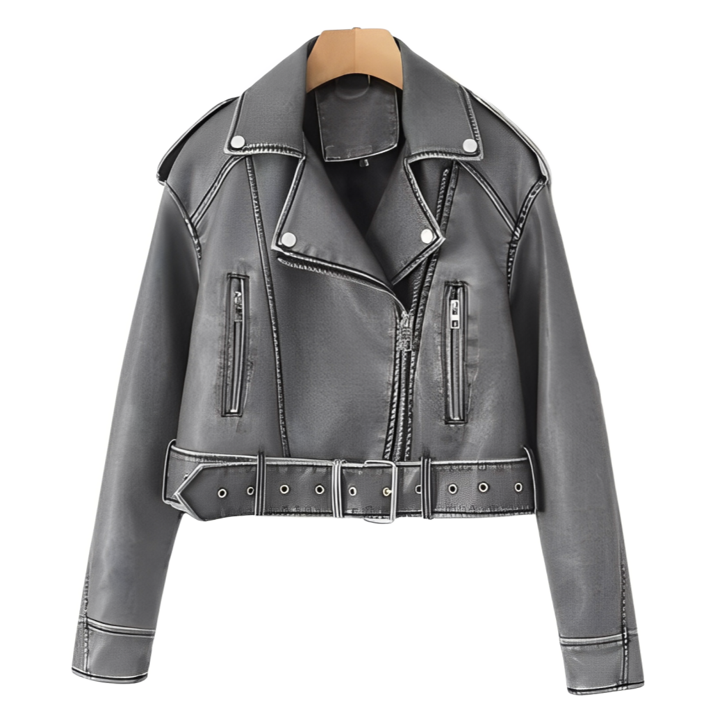 Drune | Vintage lockere Lederjacke