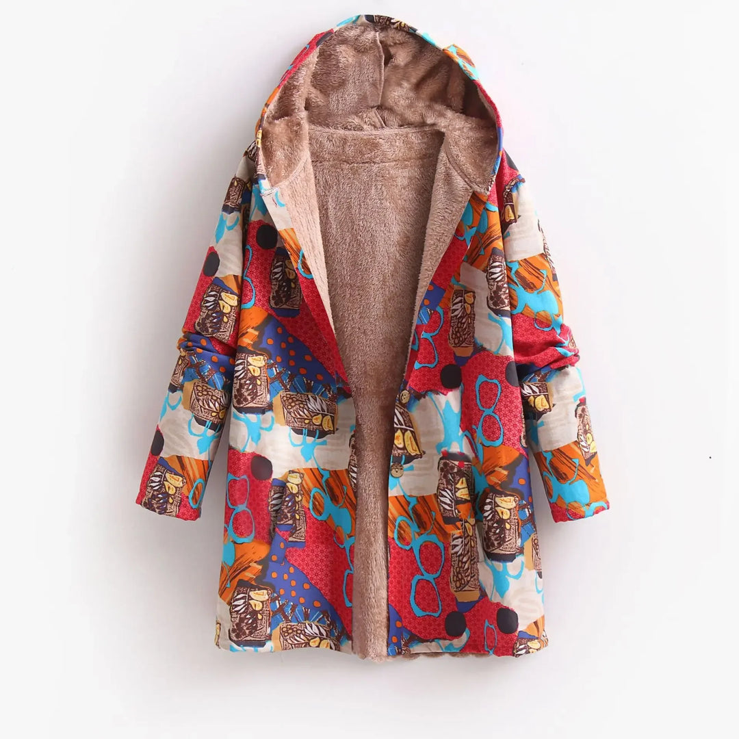 Drune | Fleece Jacke für Damen - Mit Kapuze
