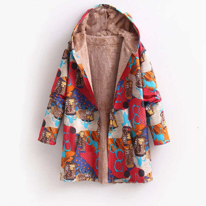 Drune | Fleece Jacke für Damen - Mit Kapuze