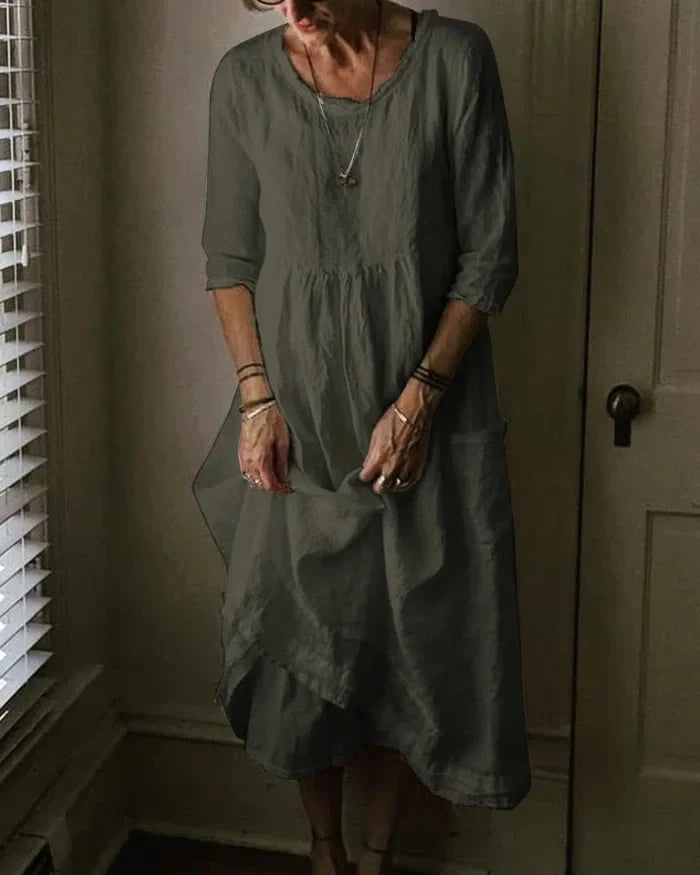 Drune | Oversized Kleid aus Baumwollcanvas für Damen