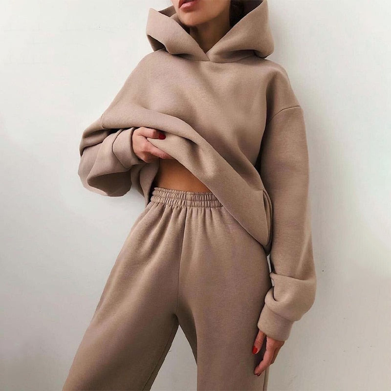Drune - Bequemer Kapuzen-Zweiteiler im Oversize-Look