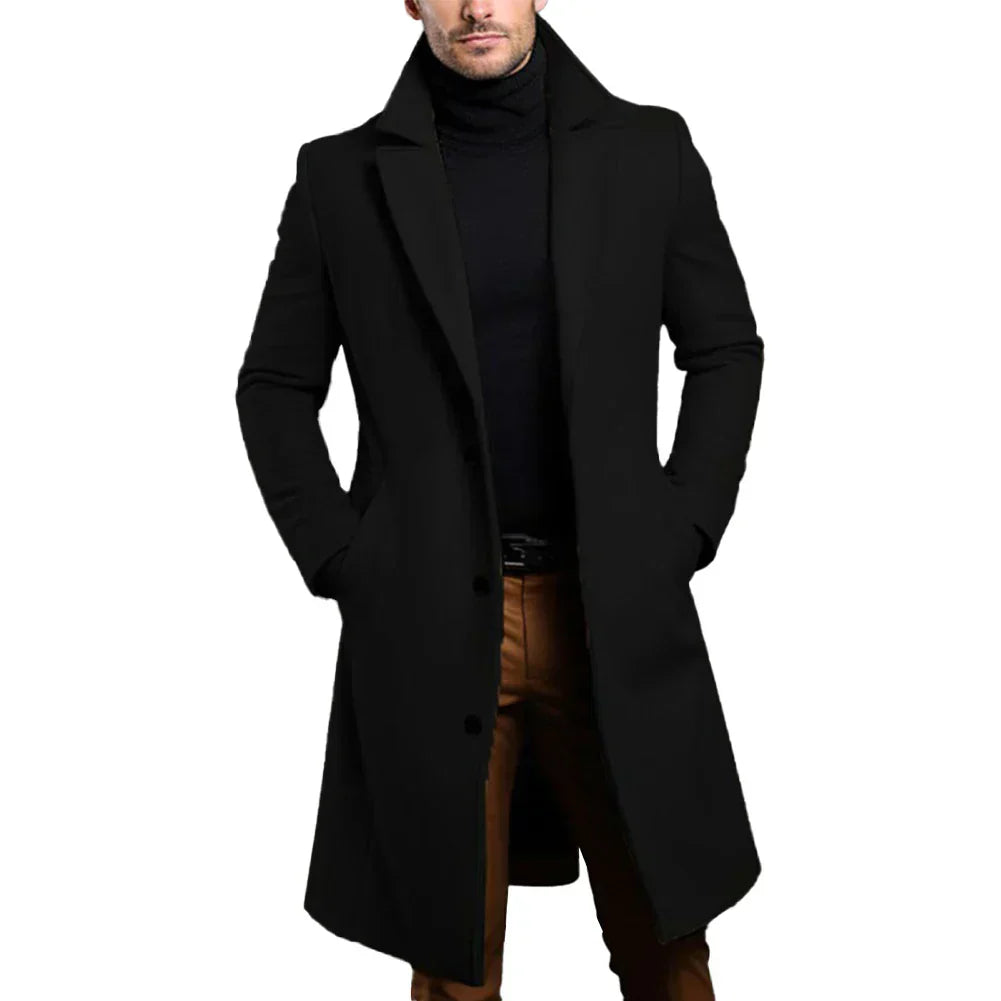 Drune | Herren Winter Trenchcoat - Lang