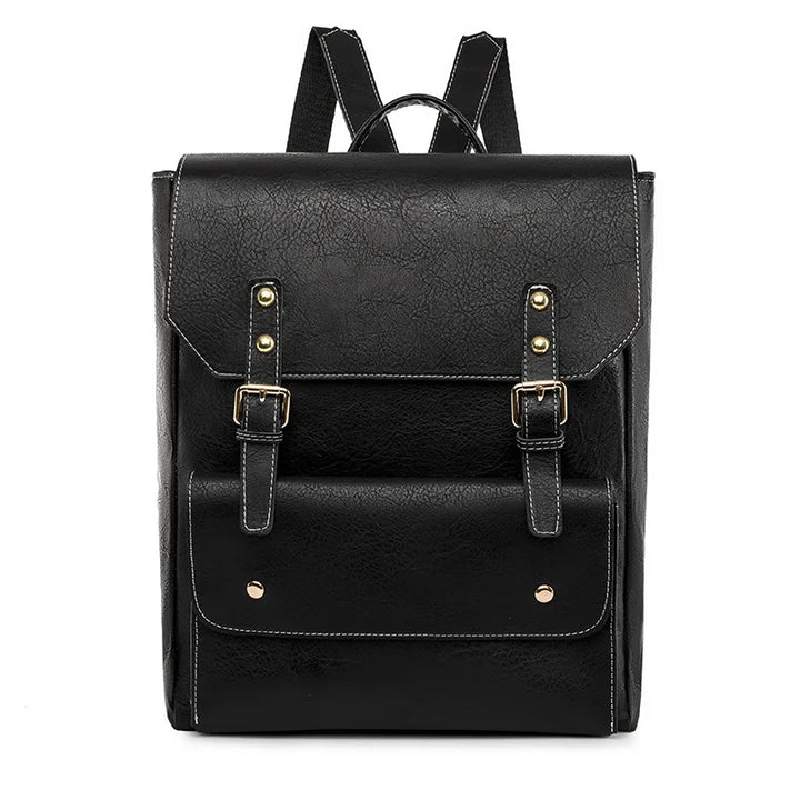 Drune | Zeitlose Tasche mit Schnalle und Klappe für Reisen und Laptop