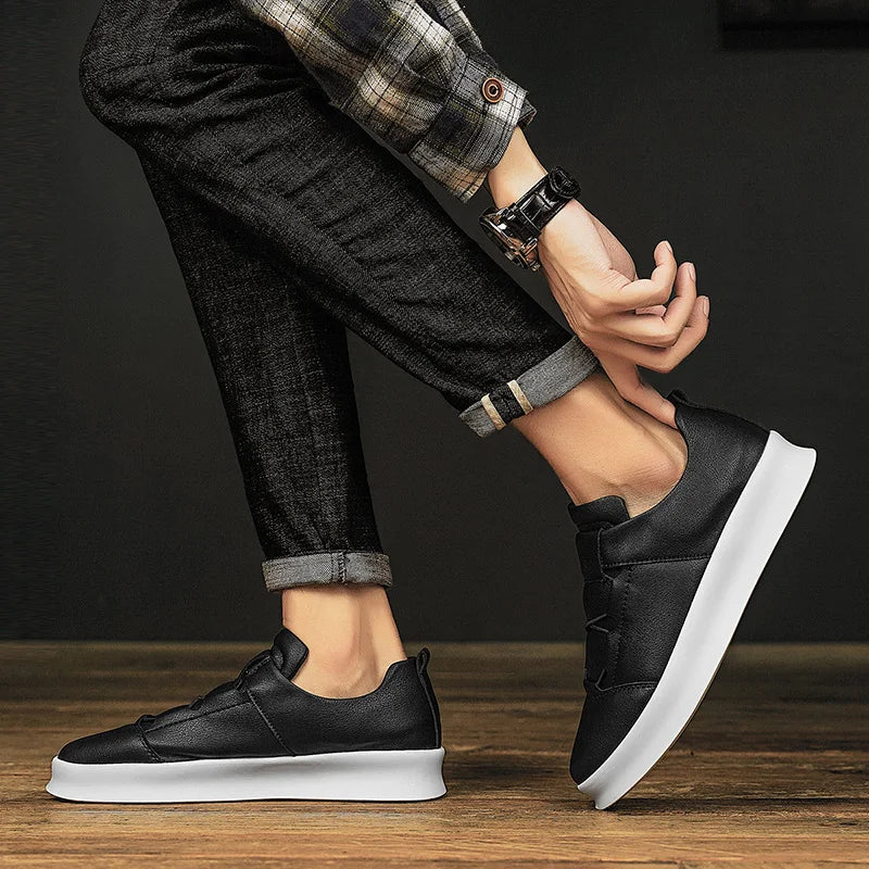 Drune | Moderne Leder-Sneaker mit niedrigem Schaft