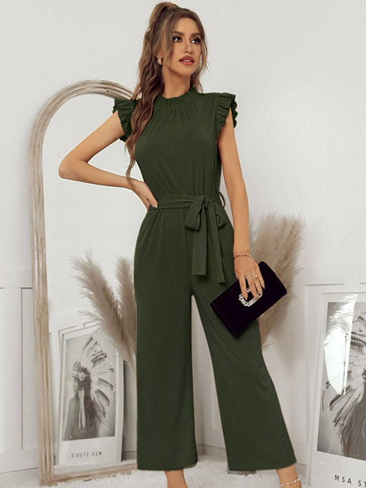 Drune | Pinker Rüschen Jumpsuit