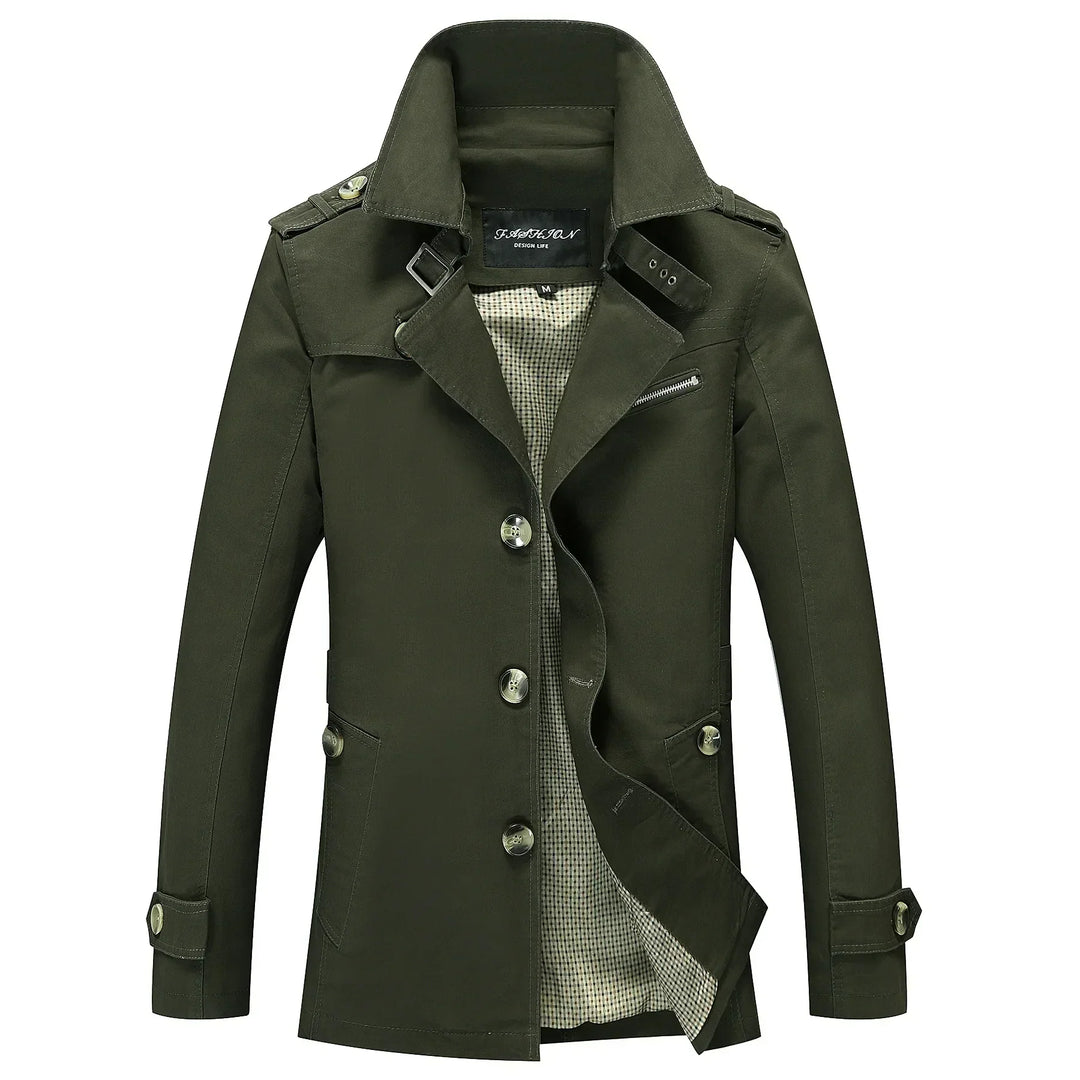 Drune - Stylischer langer Herbst-Trenchcoat für Herren