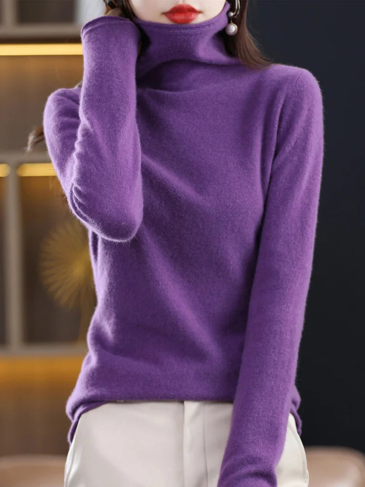 Drune | Pullover aus Woll mit Rollkragen