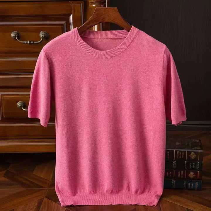 Drune | Kaschmir Kurzarm T-Shirt
