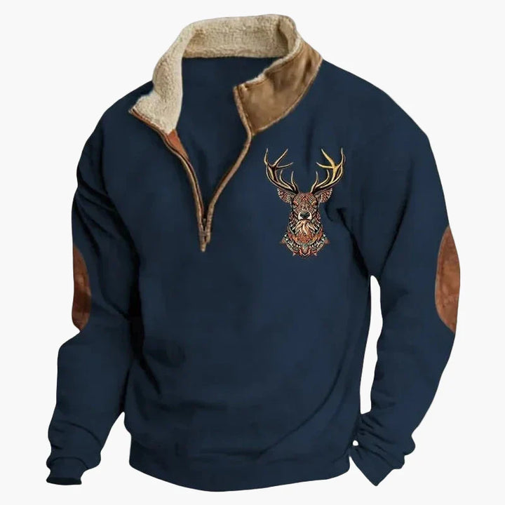 Drune | Wild West Vintage Pullover - Stilvoller Freizeit-Sweater mit Western-Charme