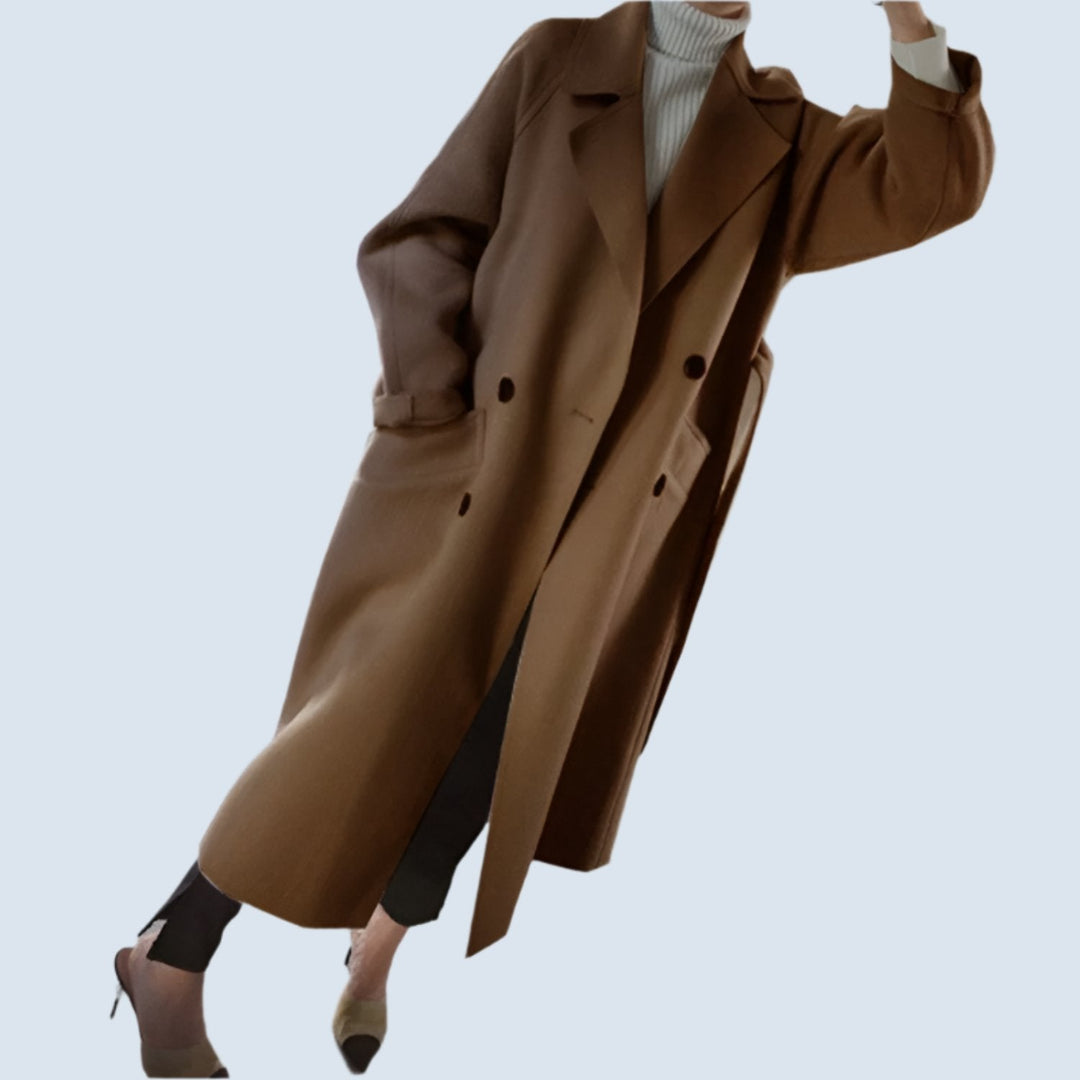 Drune | Trenchcoat Klassischer Maßschnitt Ideal für Herbst/Winter