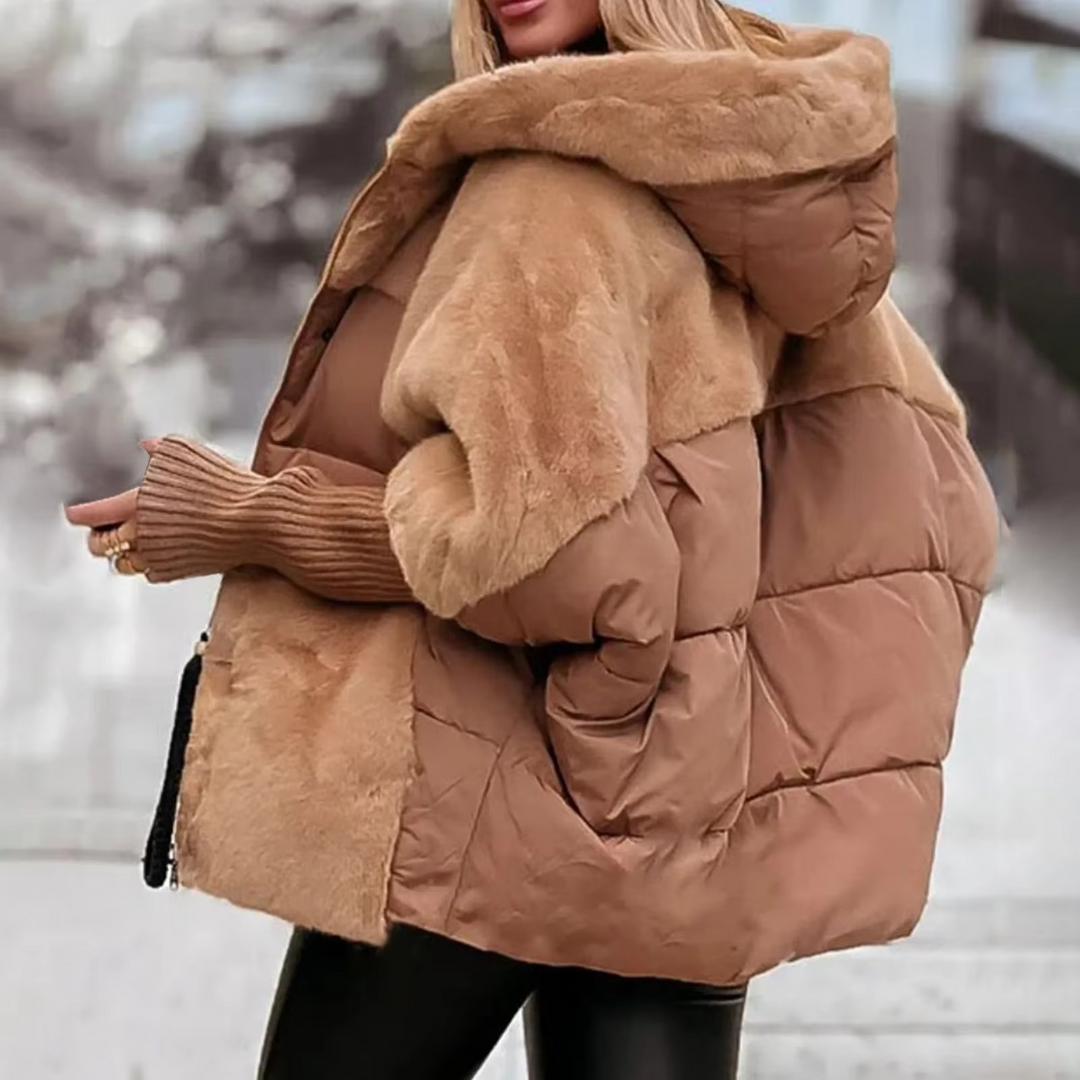 Drune | Damen Wintermantel warm & stilvoll für Herbst und Winter
