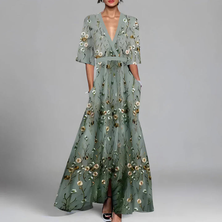 Drune | Geblümtes Maxikleid Für Damen