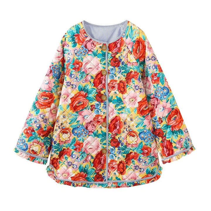 Drune | Blumenjacke mit Verspieltem Muster