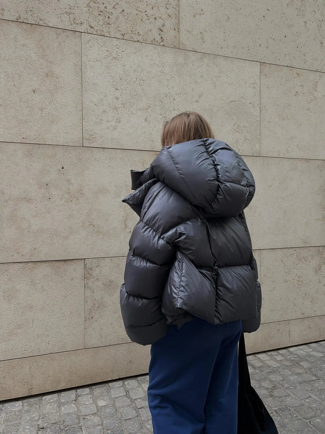 Drune | Modische Steppjacke in Anthrazit