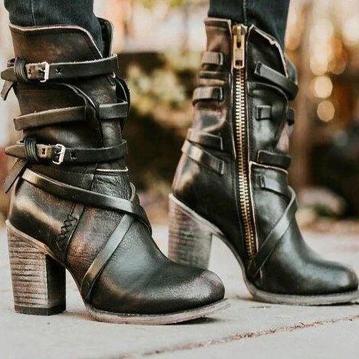 Damen Retro Stiefel