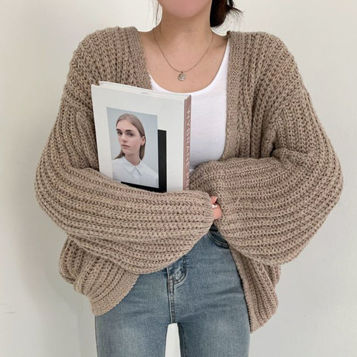 Drune | Oversized-Strickweste Aus Dickem Garn für Frauen