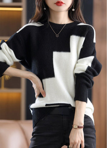 Drune - Gestrickter Freizeitpullover - Damen Gemütlicher Strickpullover