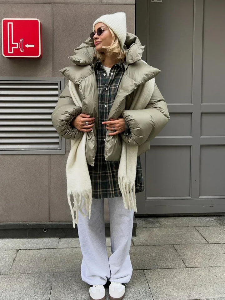 Drune | Modische Steppjacke in Anthrazit