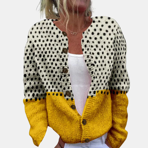 Drune | Gepunkteter Print Cardigan
