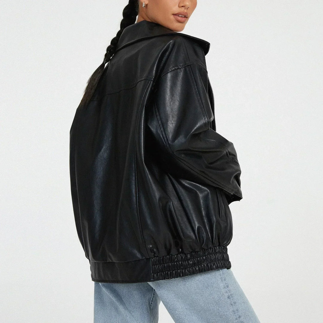 Drune | Oversized Lederjacke