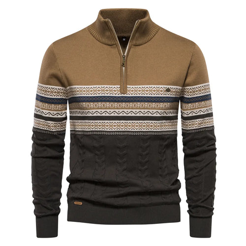 Drune - Pullover mit Retro-Muster