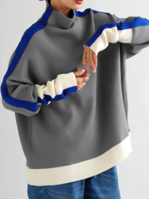 Drune | Langärmliger Rollkragen-Hoodie