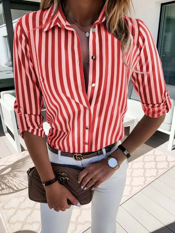 Drune | Maritime gestreifte Bluse