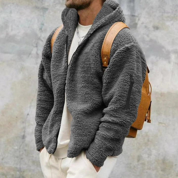 Drune | Veste Sherpa aus Velours