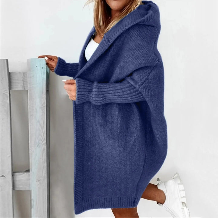 Drune | Oversized Strickmantel mit Kapuze - Cozyfit